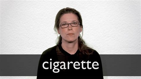 cigarette pronunciation|british cigarette meaning.